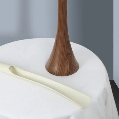 Extra Long Wood Grain Self-Supporting Shoe Horn