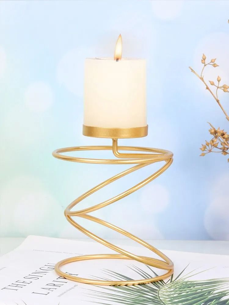 Ins Luxury Style Metal Candle Holder