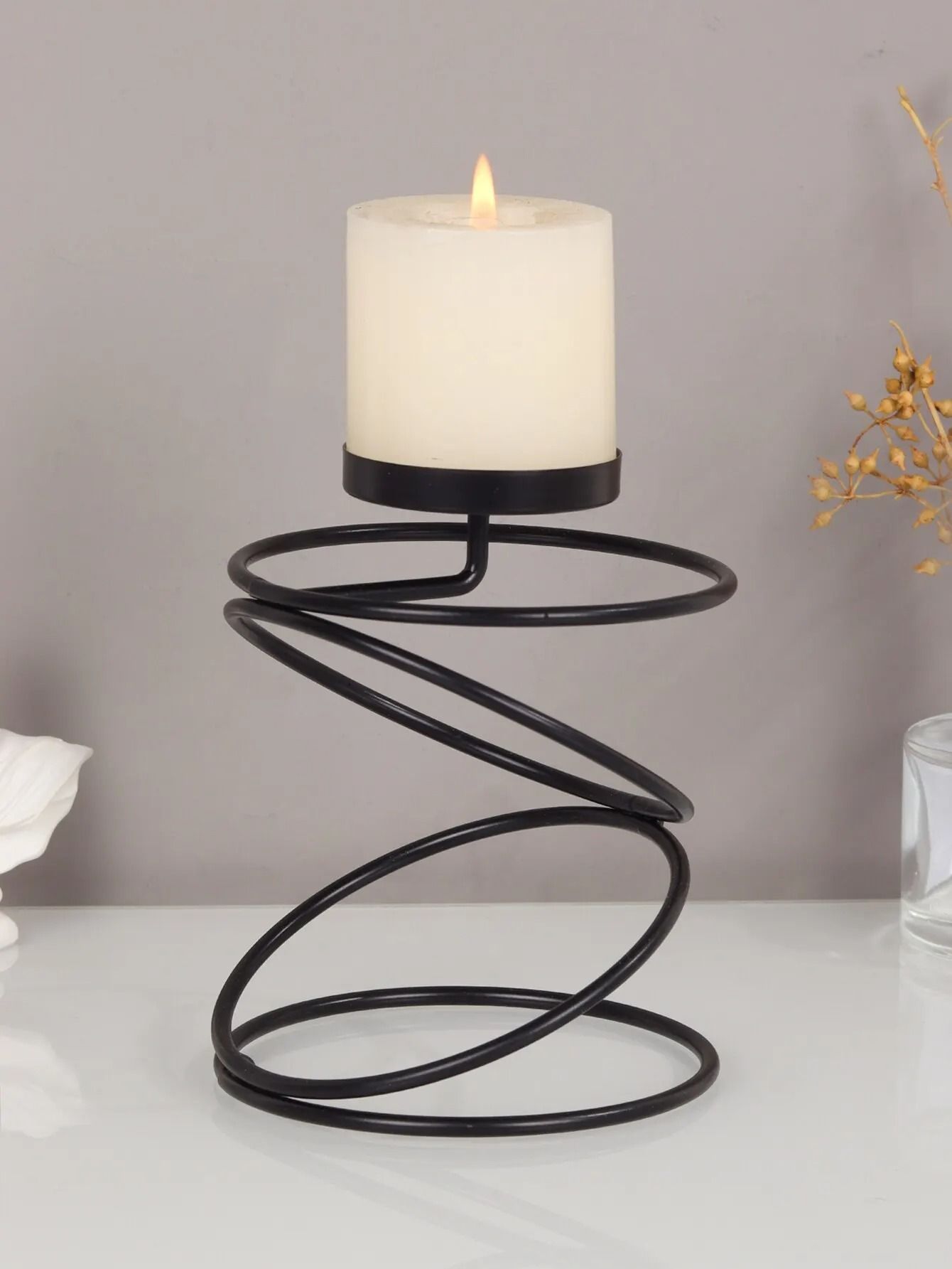 Ins Luxury Style Metal Candle Holder