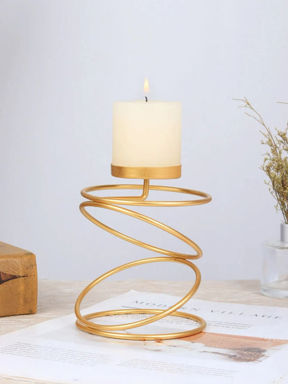 Ins Luxury Style Metal Candle Holder
