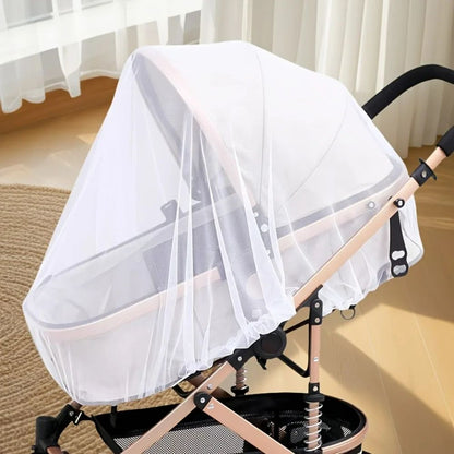 SafeNest Full Coverage Stroller Mosquito Net – Dense Mesh Insect Protection Cover for Baby Outdoor Travel