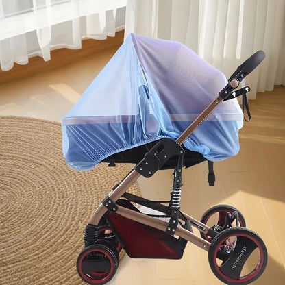 SafeNest Full Coverage Stroller Mosquito Net – Dense Mesh Insect Protection Cover for Baby Outdoor Travel