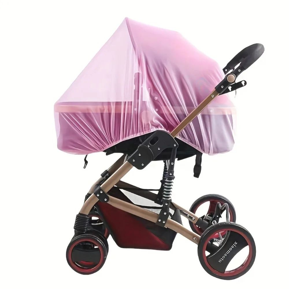 SafeNest Full Coverage Stroller Mosquito Net – Dense Mesh Insect Protection Cover for Baby Outdoor Travel