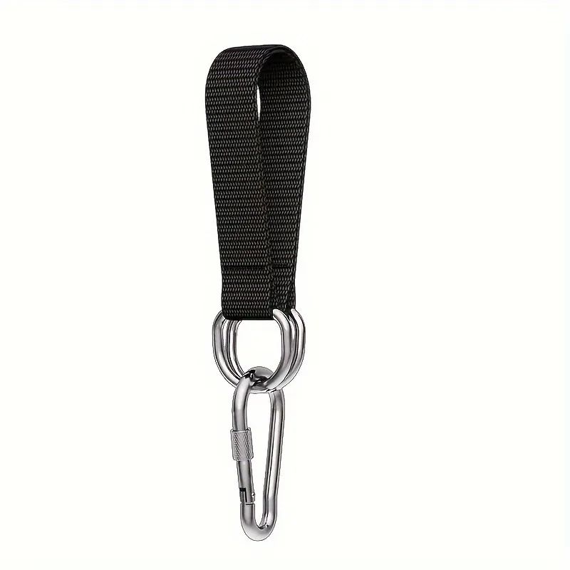 Heavy-Duty Hammock Hanging Belt Straps with Steel Alloy Hooks – Adjustable Outdoor Camping Swing Suspension Kit