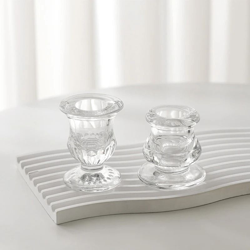 Nordic Novelty Glass Candle Holder