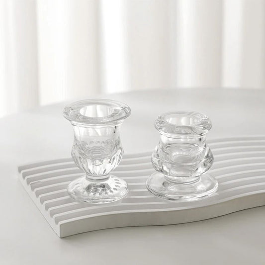 Nordic Novelty Glass Candle Holder