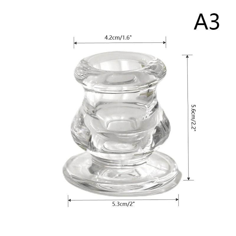 Nordic Novelty Glass Candle Holder