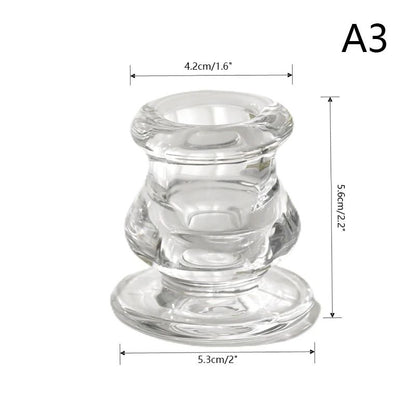 Nordic Novelty Glass Candle Holder