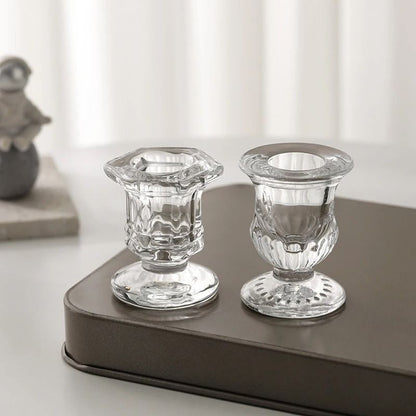 Nordic Novelty Glass Candle Holder
