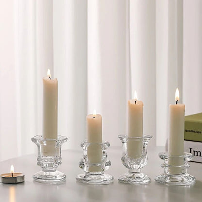 Nordic Novelty Glass Candle Holder