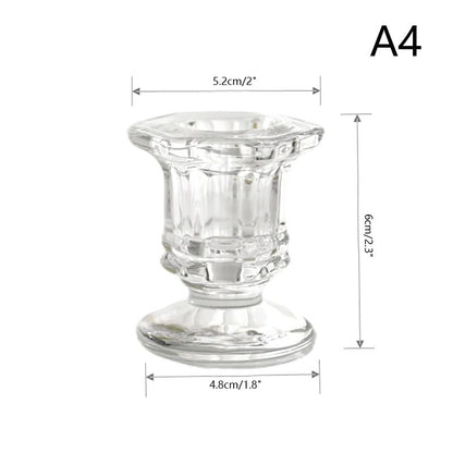 Nordic Novelty Glass Candle Holder