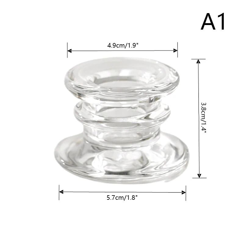 Nordic Novelty Glass Candle Holder