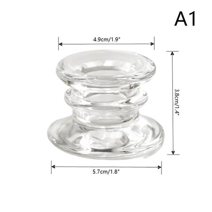Nordic Novelty Glass Candle Holder