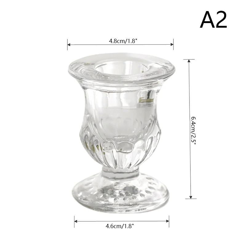 Nordic Novelty Glass Candle Holder