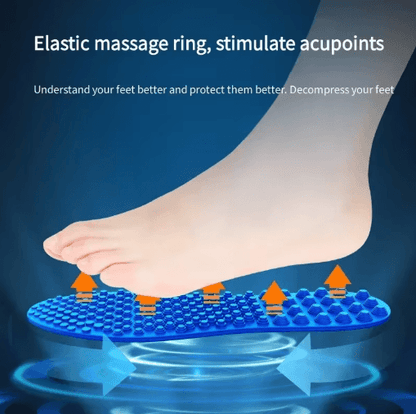 All-Day Foot Fatigue Relief Insoles – Finger Pressure Massage Shoe Inserts for Men & Women