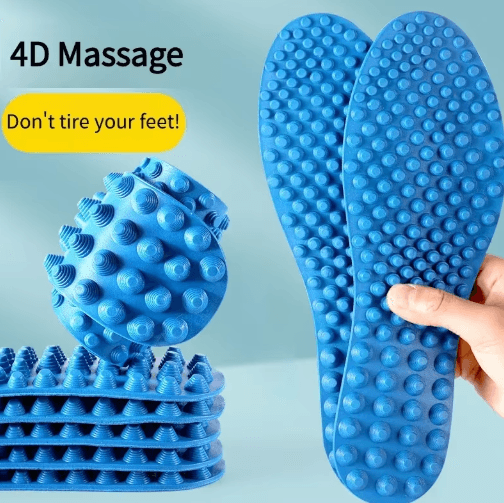 All-Day Foot Fatigue Relief Insoles – Finger Pressure Massage Shoe Inserts for Men & Women