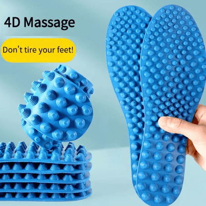 All-Day Foot Fatigue Relief Insoles – Finger Pressure Massage Shoe Inserts for Men & Women