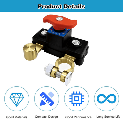High-Performance Car Battery Cut Off Switch – Reliable Isolator Cut-off for Power Terminal Safety
