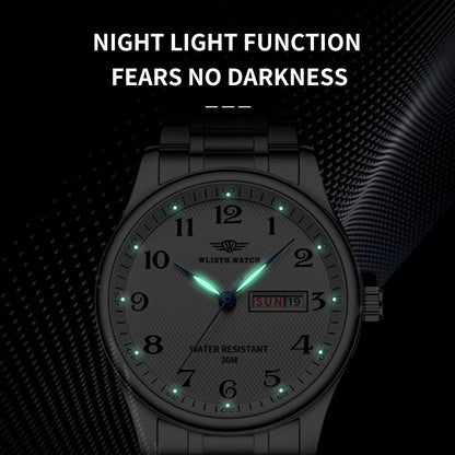 Vintage Ultra Thin Mens Waterproof Quartz Watch with Night Light A Perfect Gift for Any Occasion
