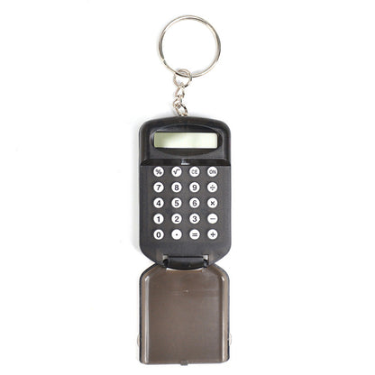 Cartoon Mini Calculator Keychain for Kids Cute Pocket 8 Digit School Calculator
