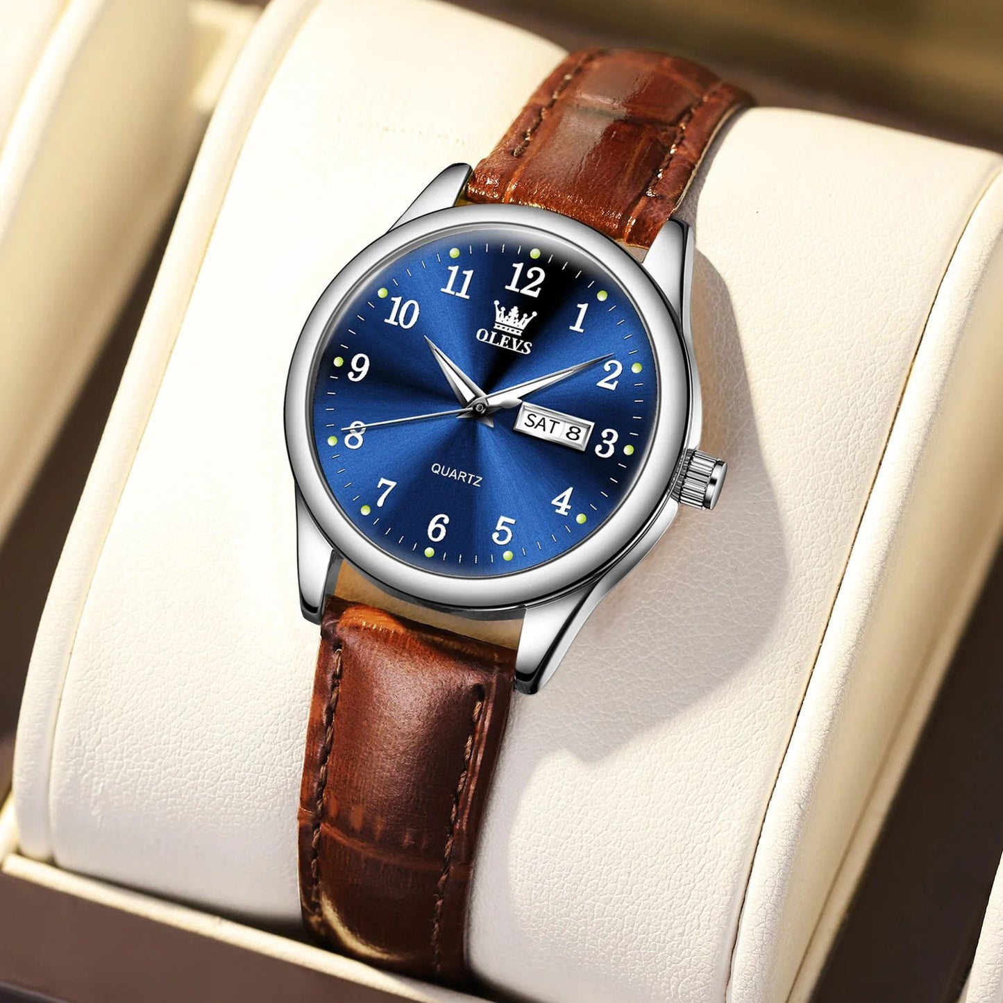 OLEVS Elegance Waterproof Stainless Steel Women's Quartz Watch