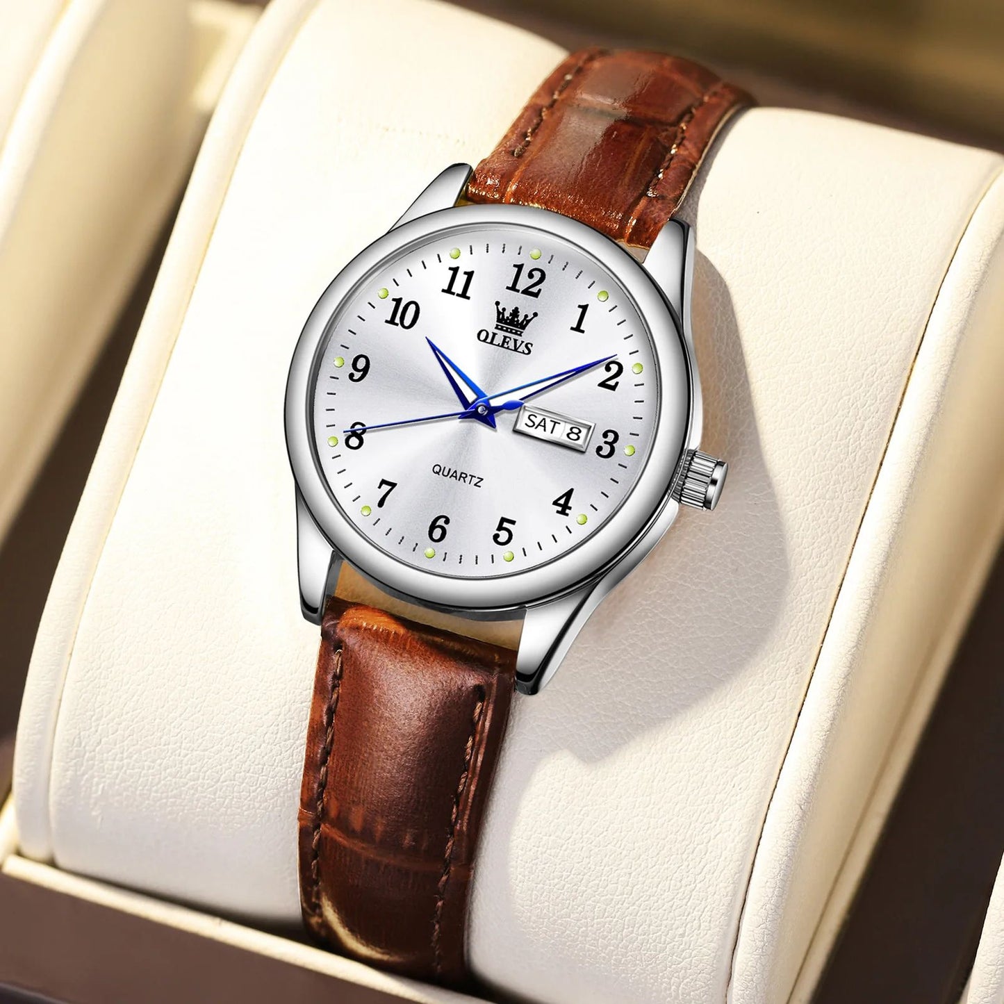 OLEVS Elegance Waterproof Stainless Steel Women's Quartz Watch