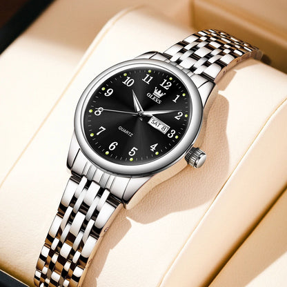 OLEVS Elegance Waterproof Stainless Steel Women's Quartz Watch