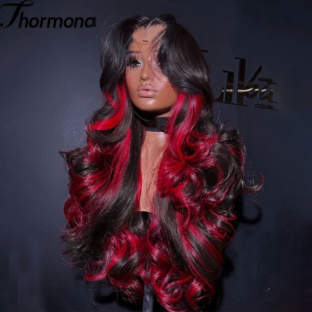 Balayage Blonde 13x6 Lace Front Body Wave Wig HD Synthetic Honey Ombre