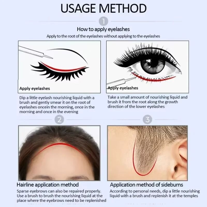 Fast Eyebrow Growth Serum Fuller Thicker Lash and Brow Enhancer