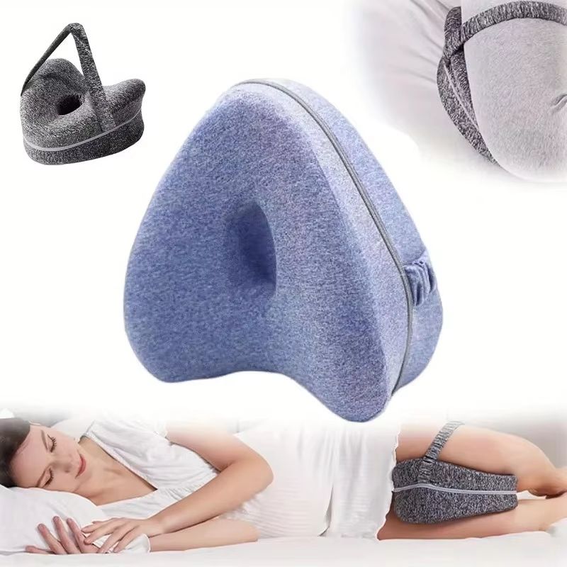 Orthopedic Memory Foam Knee Support Pillow for Side Sleepers Sciatica Relief