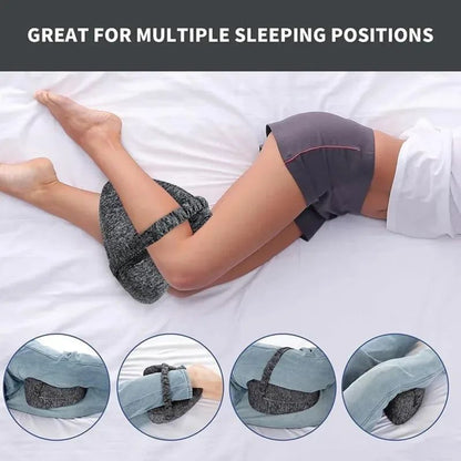 Orthopedic Memory Foam Knee Support Pillow for Side Sleepers Sciatica Relief