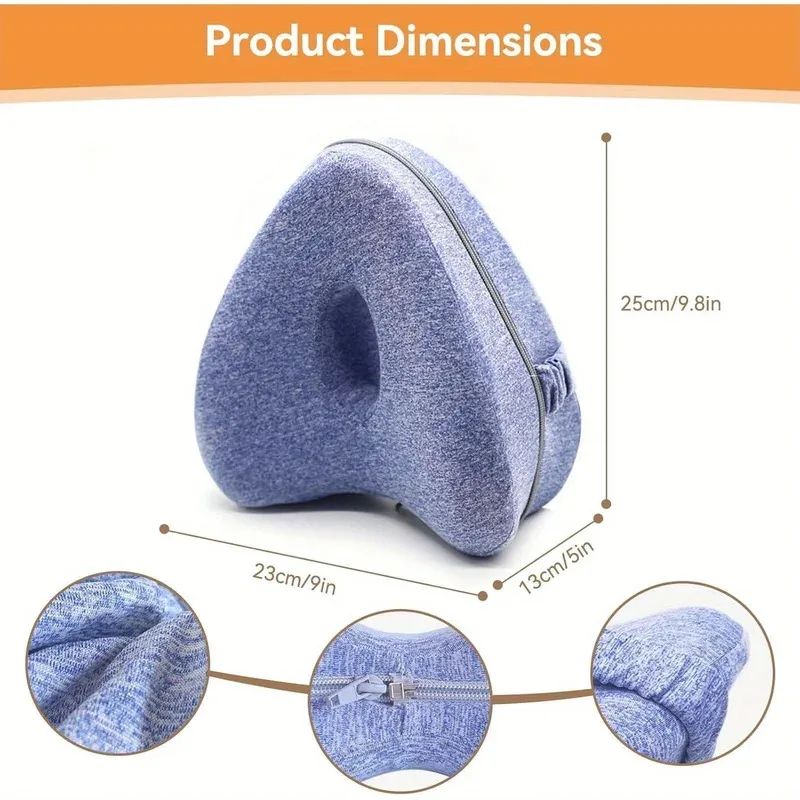 Orthopedic Memory Foam Knee Support Pillow for Side Sleepers Sciatica Relief