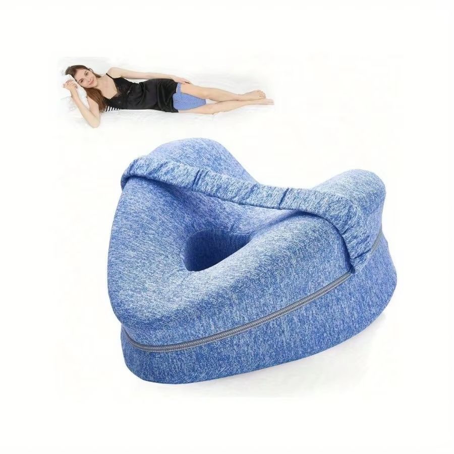 Orthopedic Memory Foam Knee Support Pillow for Side Sleepers Sciatica Relief