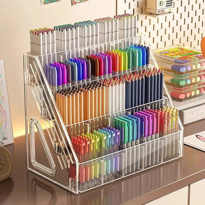Large Capacity Acrylic Watercolor Pencil Storage Rack