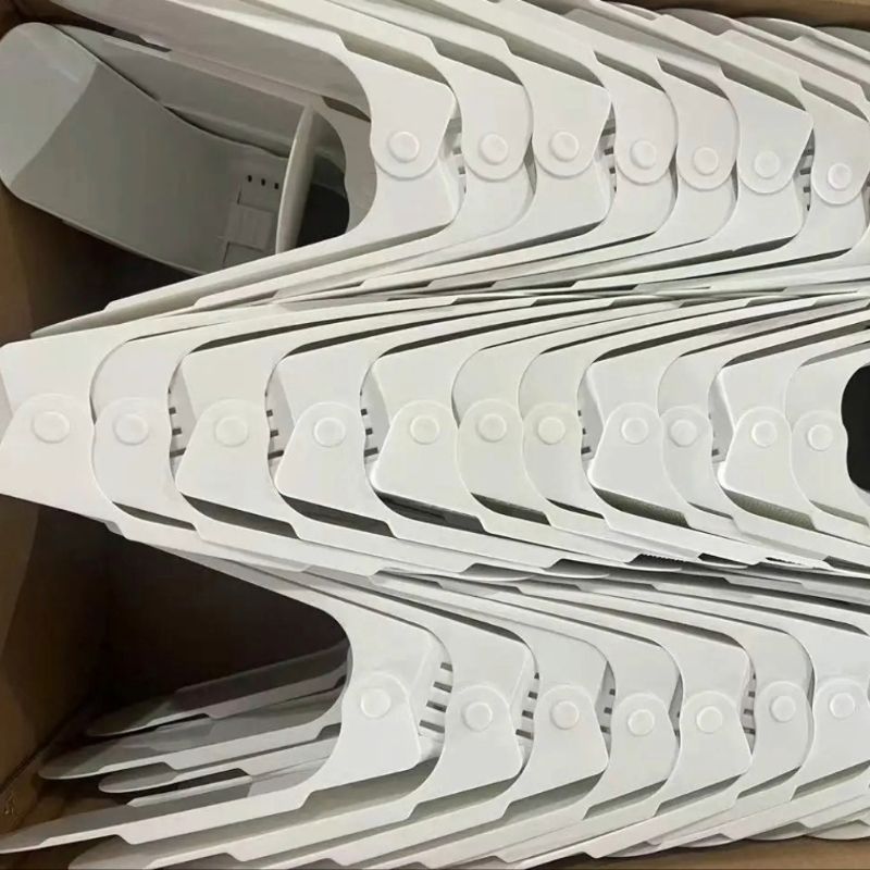 Adjustable Double Layer Shoe Rack Space Saving Plastic Shoe Organizer