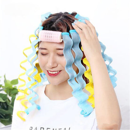 Heatless Hair Curlers – No Heat Curling Rod Roller Sticks for Soft Curls and Waves