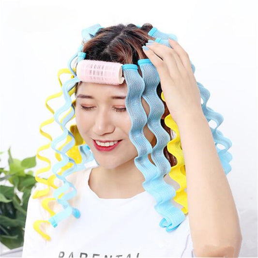 Heatless Hair Curlers – No Heat Curling Rod Roller Sticks for Soft Curls and Waves