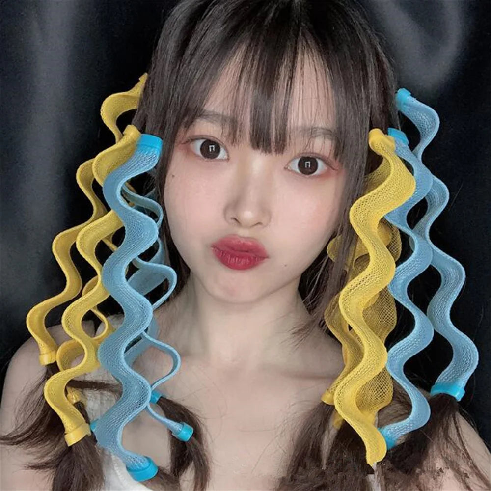 Heatless Hair Curlers – No Heat Curling Rod Roller Sticks for Soft Curls and Waves