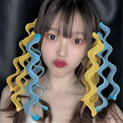 Heatless Hair Curlers – No Heat Curling Rod Roller Sticks for Soft Curls and Waves