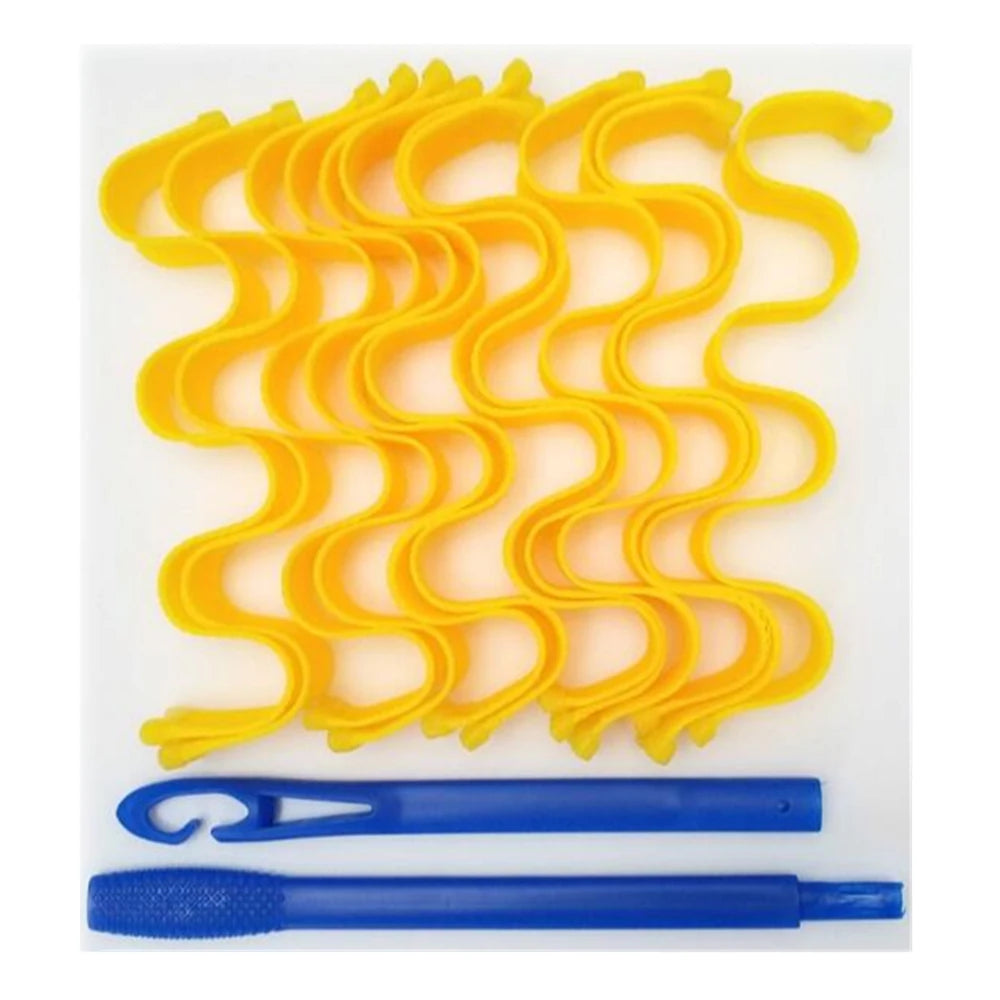 Heatless Hair Curlers – No Heat Curling Rod Roller Sticks for Soft Curls and Waves