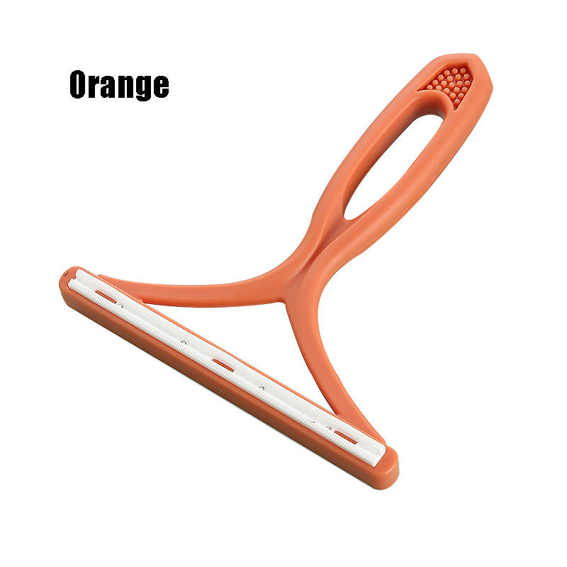 Pet Hair Remover, Lint Remover Shaver, Portable Silicone Double-Sided Carpet Scraper Tool