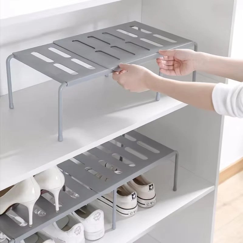 Shoe Rack Organizer – Expandable Telescopic Storage for Kitchen & Closet