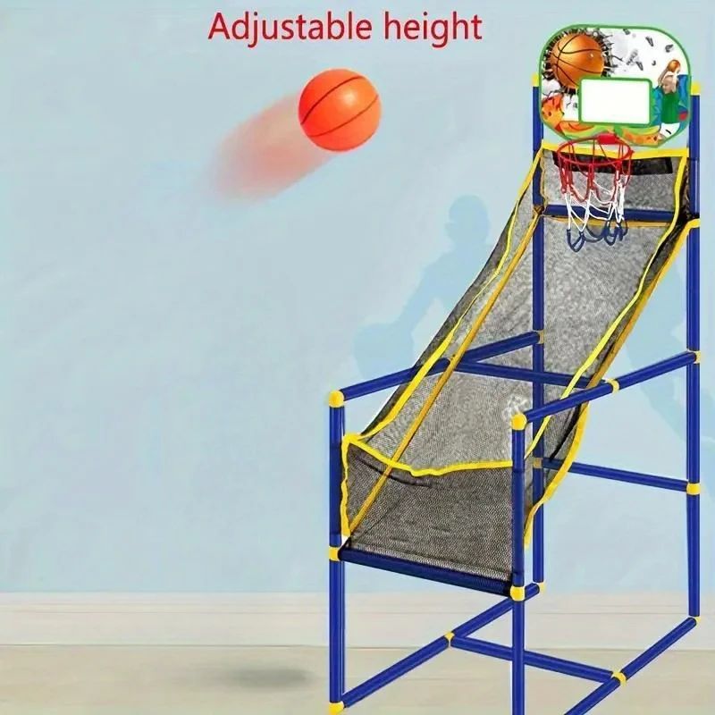 Kids Arcade Basketball Game Set Indoor Outdoor with Pump and Balls