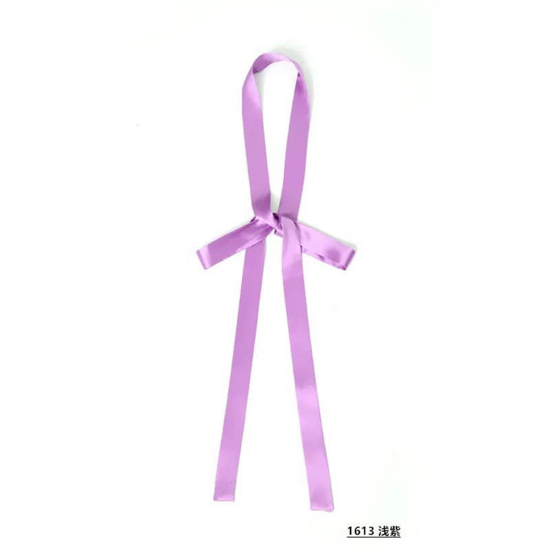 Luxury Solid Color Silk Skinny Scarf – Designer Bag Handle Wrap & Hair Ribbon