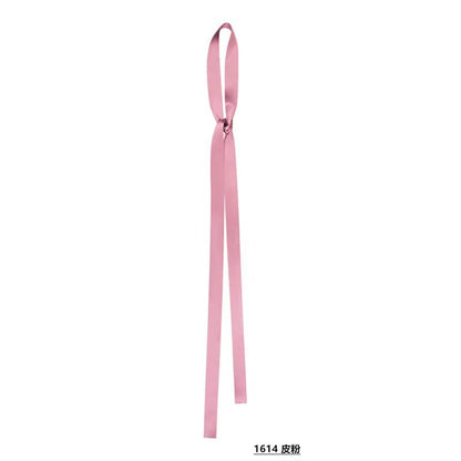 Luxury Solid Color Silk Skinny Scarf – Designer Bag Handle Wrap & Hair Ribbon