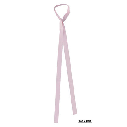 Luxury Solid Color Silk Skinny Scarf – Designer Bag Handle Wrap & Hair Ribbon