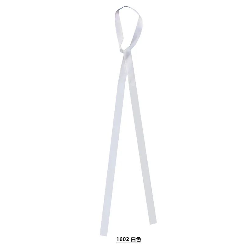Luxury Solid Color Silk Skinny Scarf – Designer Bag Handle Wrap & Hair Ribbon