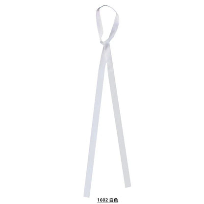 Luxury Solid Color Silk Skinny Scarf – Designer Bag Handle Wrap & Hair Ribbon