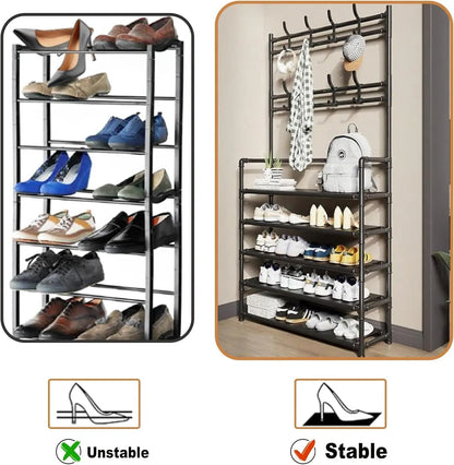5 Layer Floor Standing Storage Rack for Shoes and Clothing