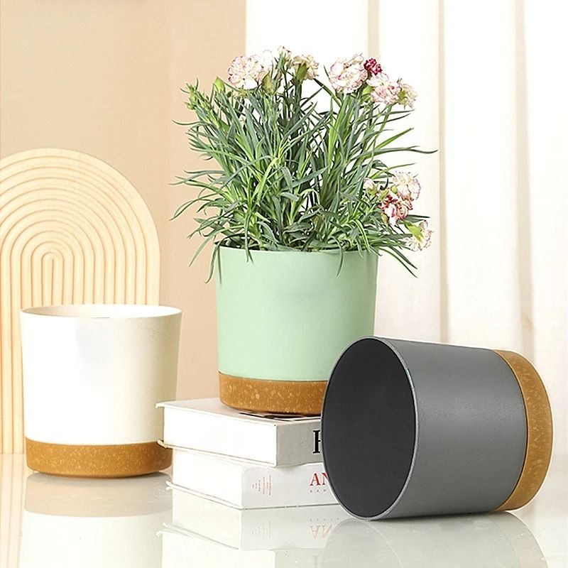 Self-Watering Plant Pots – High-Performance Automatic Plastic Flowerpots with Integrated Saucer